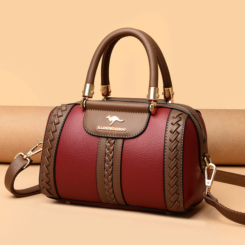 Women's one-shoulder color-block crossbody bag - photo 8 of 12