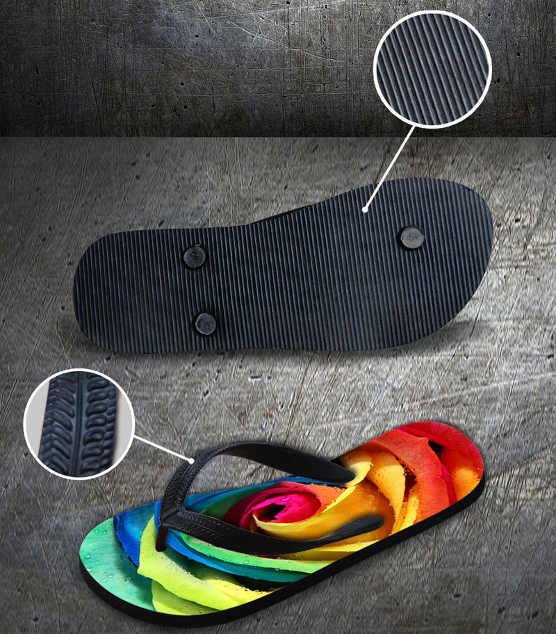 Casual Herringbone Beach Flip Flops – Comfortable Summer Sandals - product photo 5 of 5
