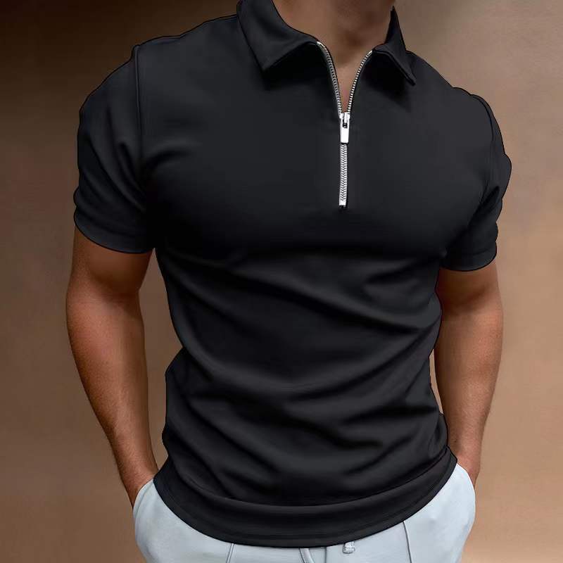 Men's Casual Digital Print Polo Shirt – Loose Fit - product photo 2 of 10