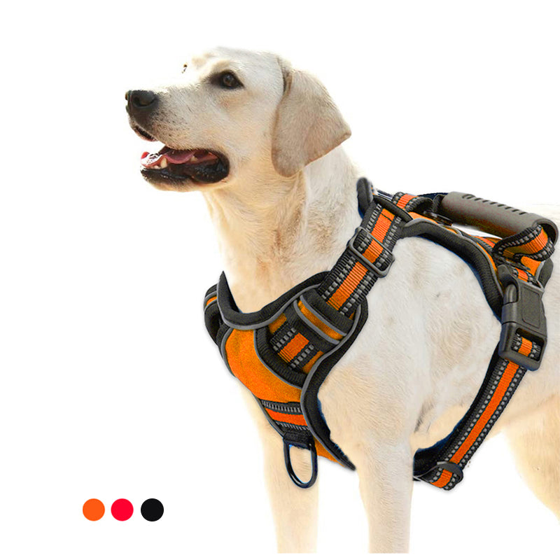 No-Pull Reflective Dog Harness – Breathable Adjustable Pet Vest - product photo 1 of 18