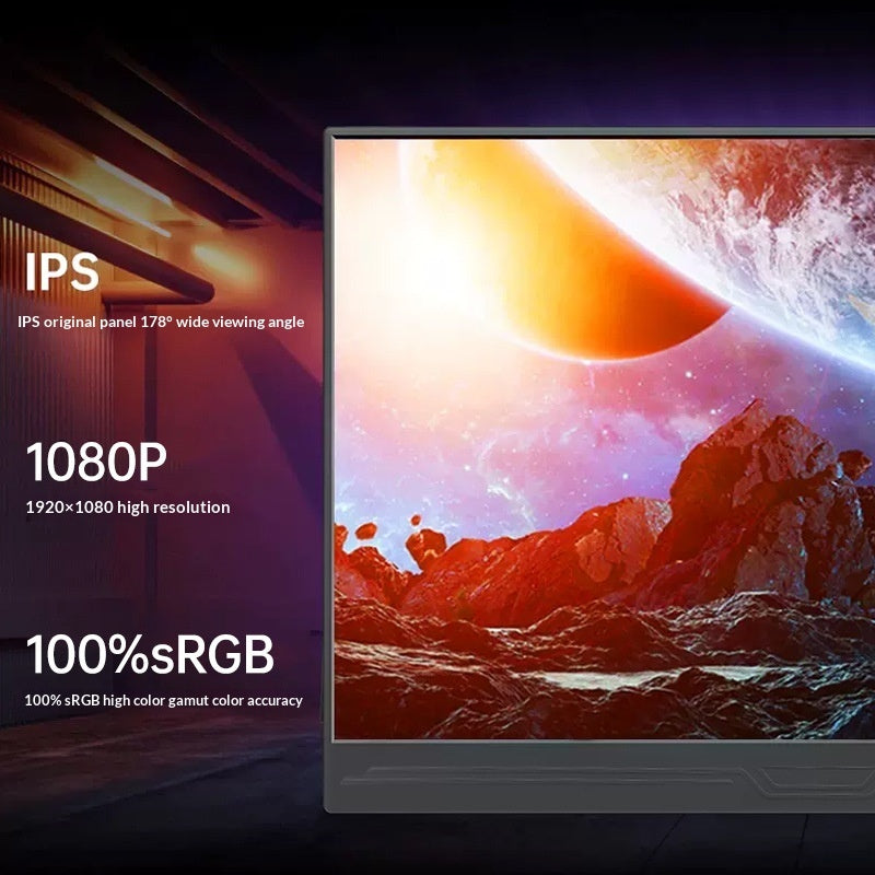 15.6-Inch 1080P Portable Gaming Monitor - product photo 5 of 5