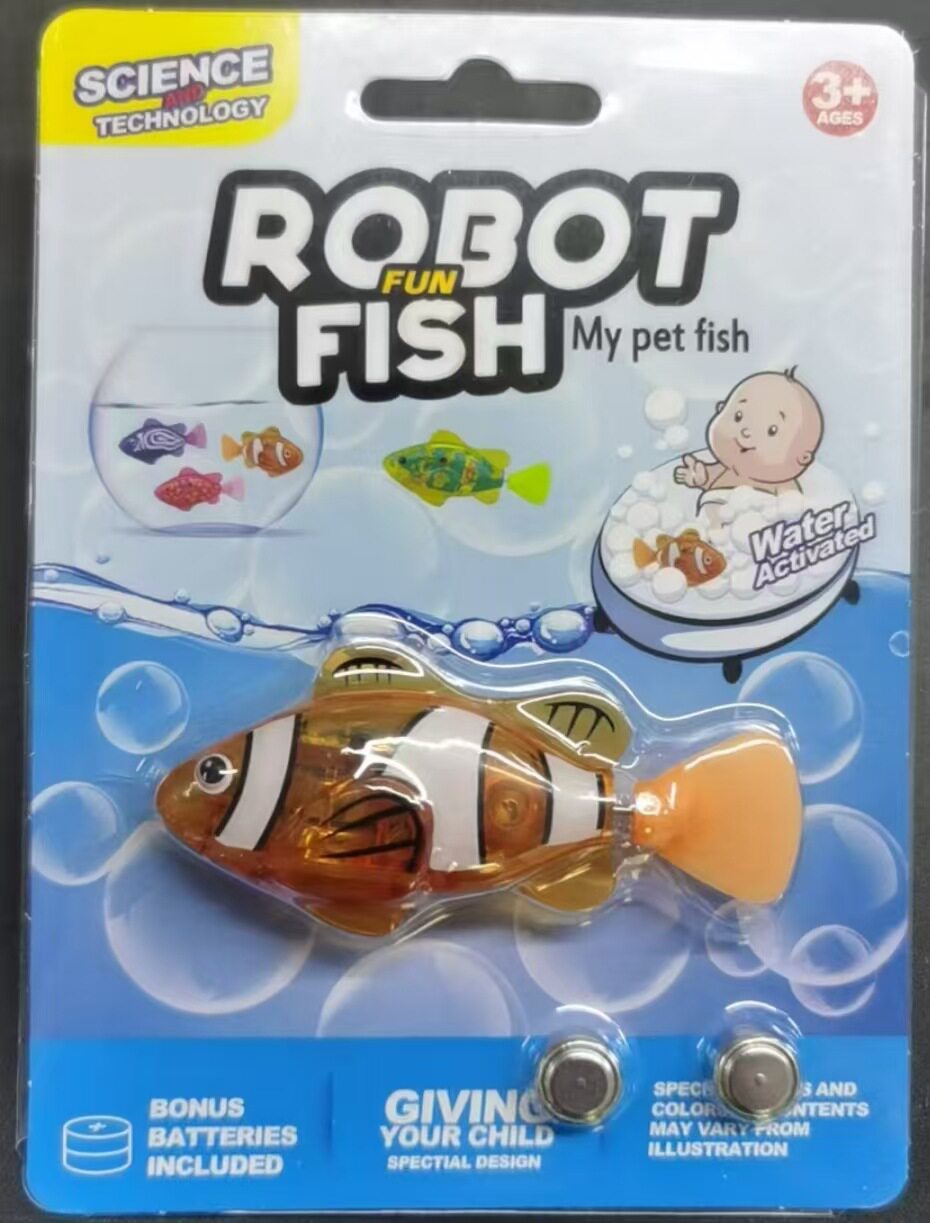 Light-Activated Swimming Fish Bath Toy for Kids – photo 12 of 15