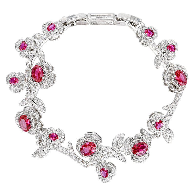 Close-up of rhinestone pave detail