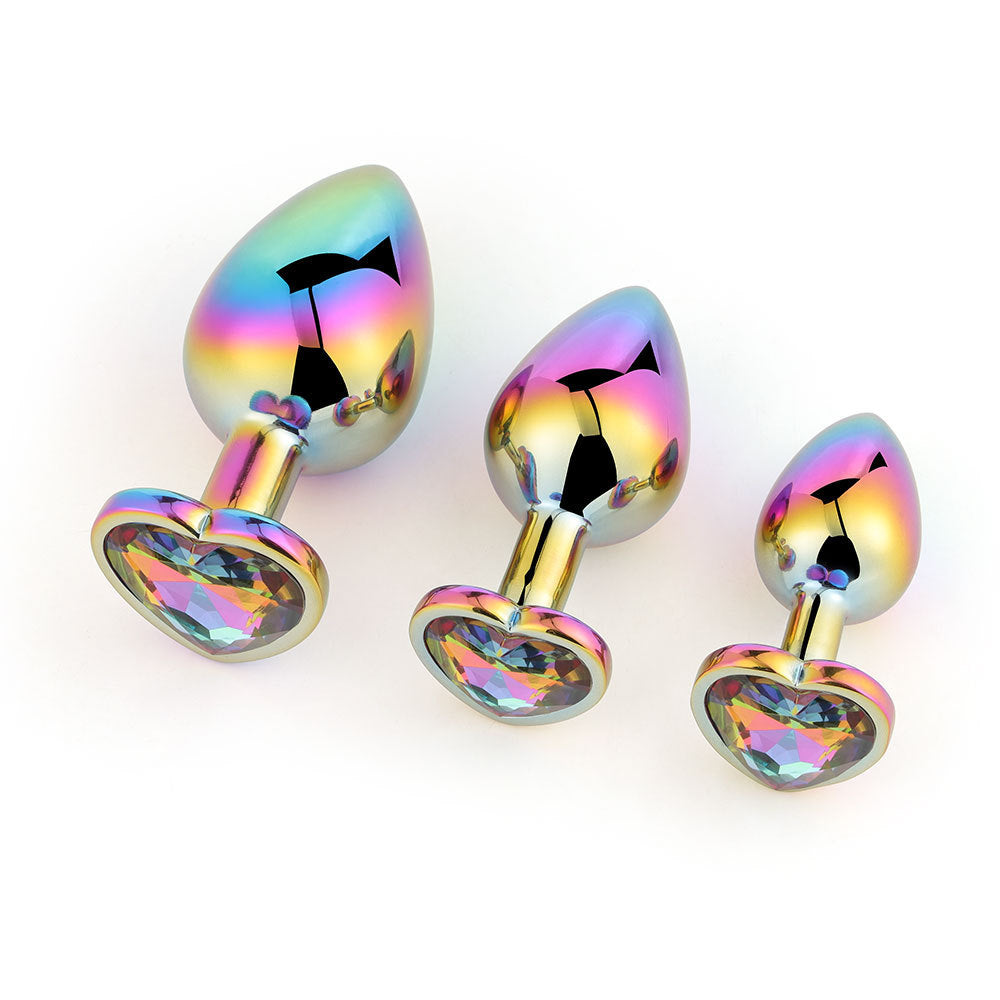 Heart-Shaped Metal Plug Set - product photo 9