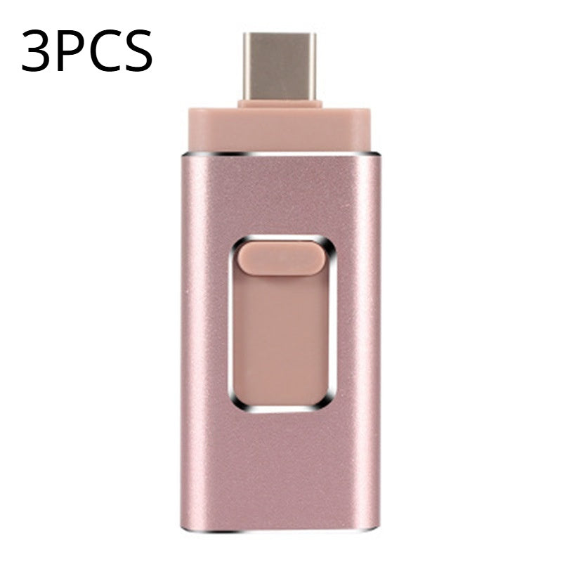 USB flash drive plugged into laptop