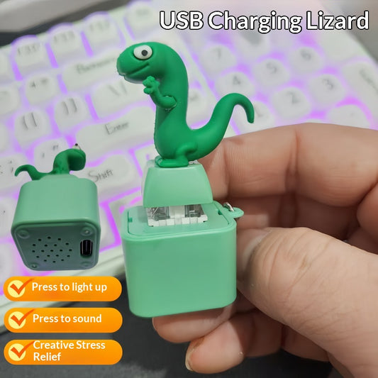 Stress-relief keychain toy lighting up