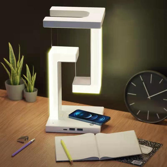 Floating Wireless Charging Night Lamp – Smartphone Charger & Table Light - product photo 1 of 8