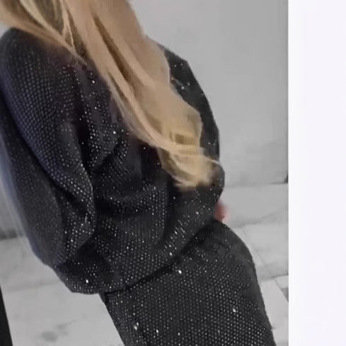 Women's autumn winter long sleeve round neck loose top - view 2