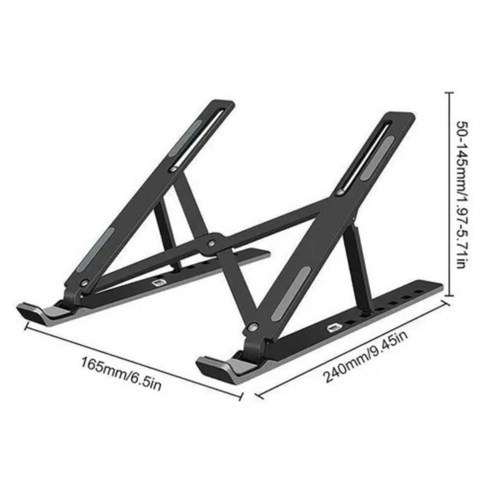 laptop stand folded for travel