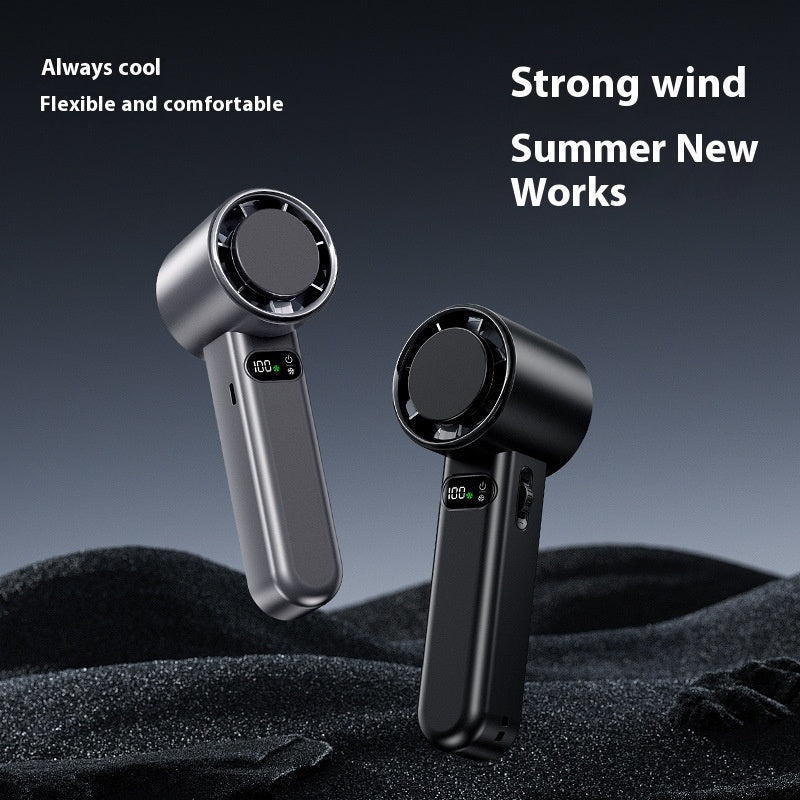 Refrigeration Handheld Turbo Fan – Mini Portable USB Rechargeable Pocket Fan – photo 9 of 10
