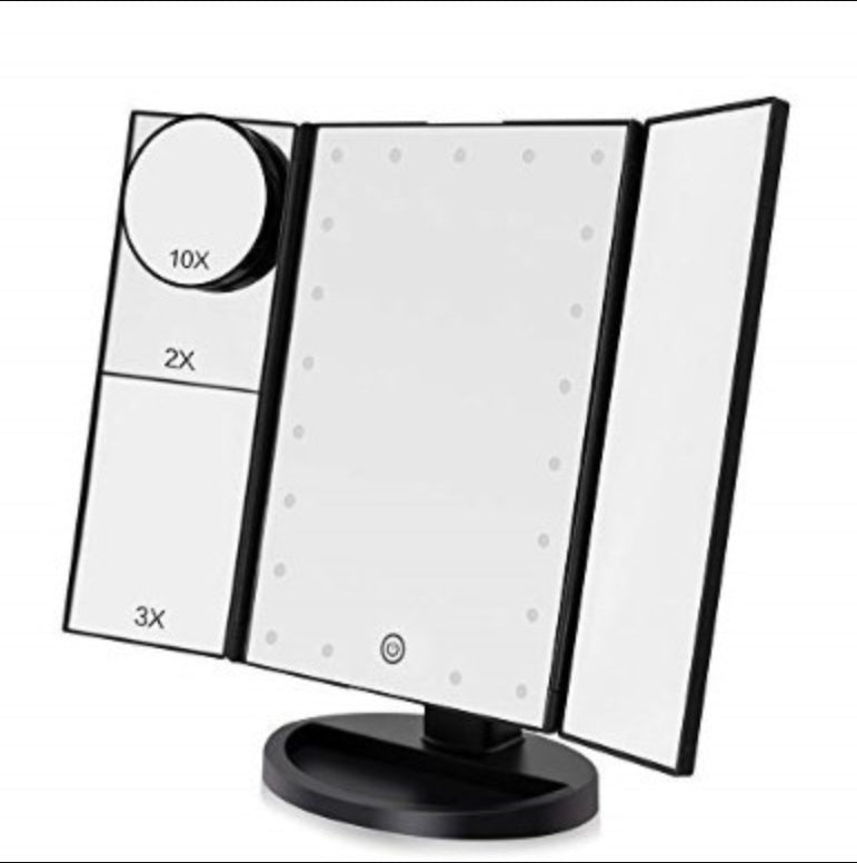 Makeup mirror closed, folded