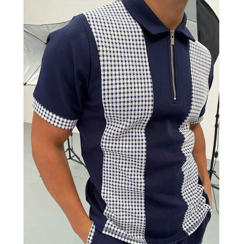 Men's Solid Polo Shirt – Breathable Short-Sleeve Summer Shirt - product photo 12 of 15