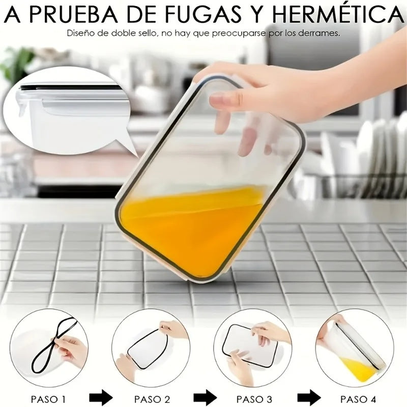 48-Piece BPA-Free Food Storage Container Set with Airtight Lids & Labels - product photo 5 of 9