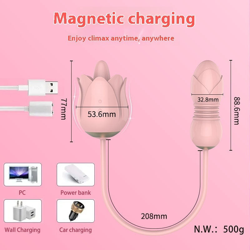 Lotus Series Silicone Personal Massager - product photo 6