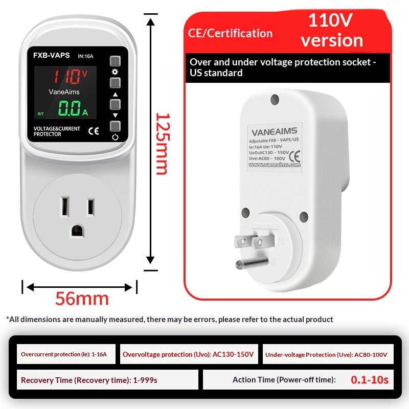 voltage protection socket indicator light detail