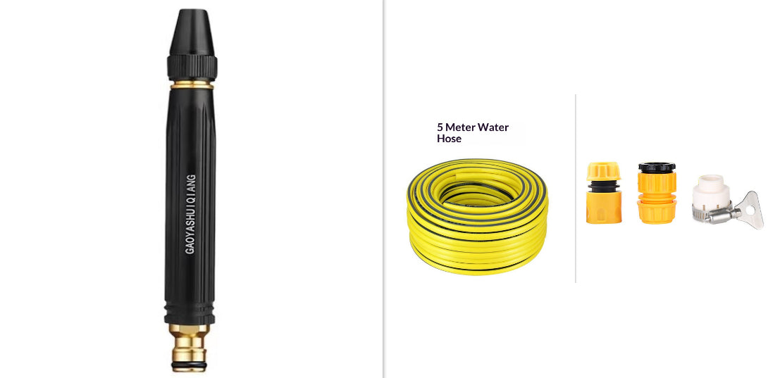 High-Pressure Water Gun Nozzle – Adjustable Car Wash & Garden Hose Sprayer – photo 8 of 13