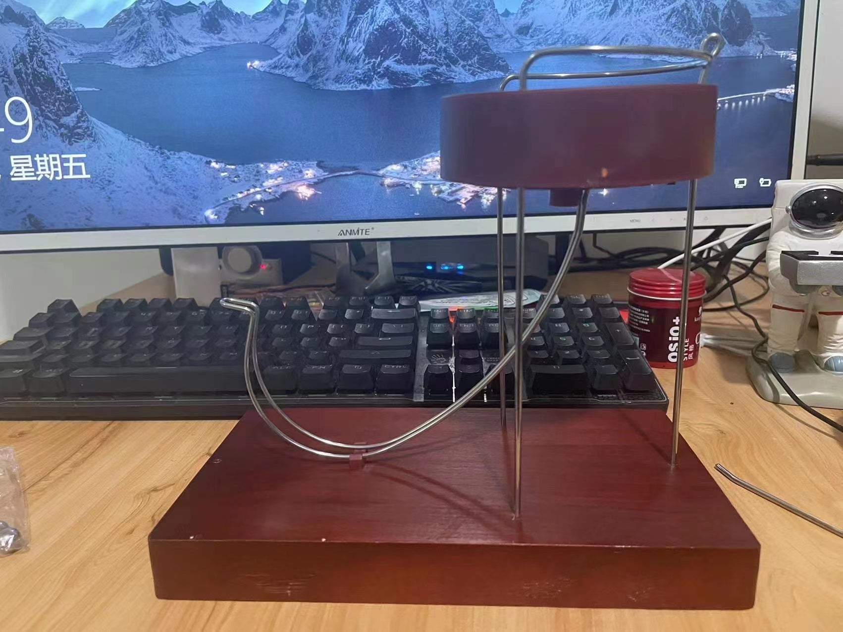 Marble machine with included steel balls