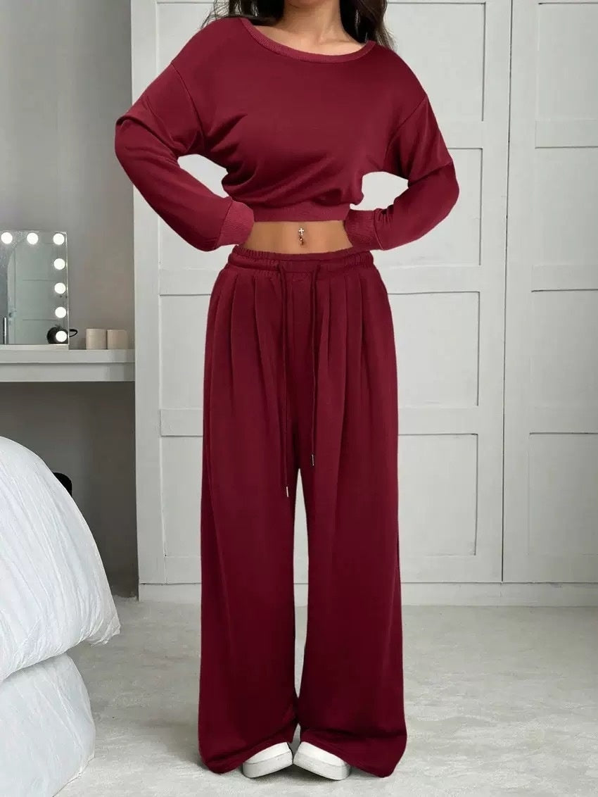 Casual 2-piece sweatshirt and trousers set for women - view 17