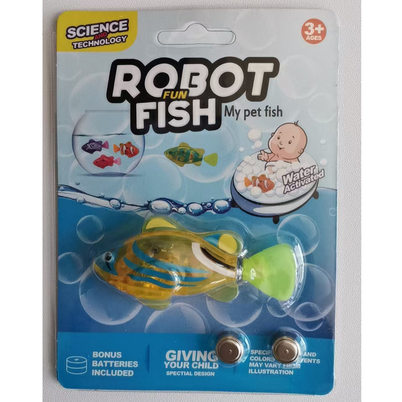 Light-Activated Swimming Fish Bath Toy for Kids – photo 11 of 15