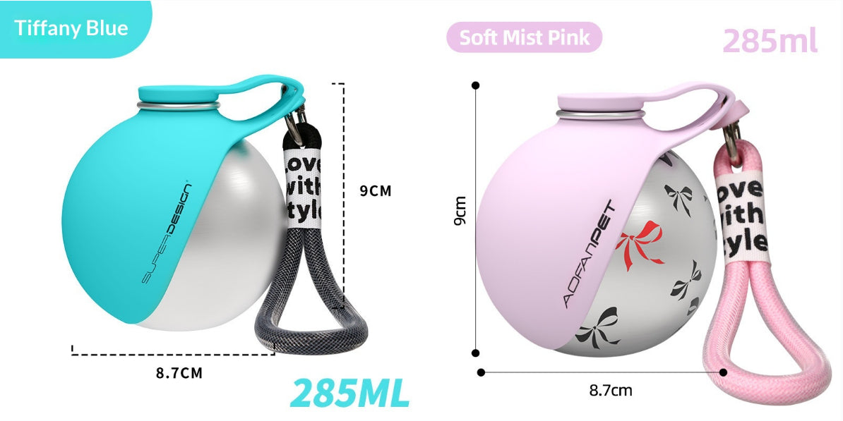 pet water bottle carabiner clip detail