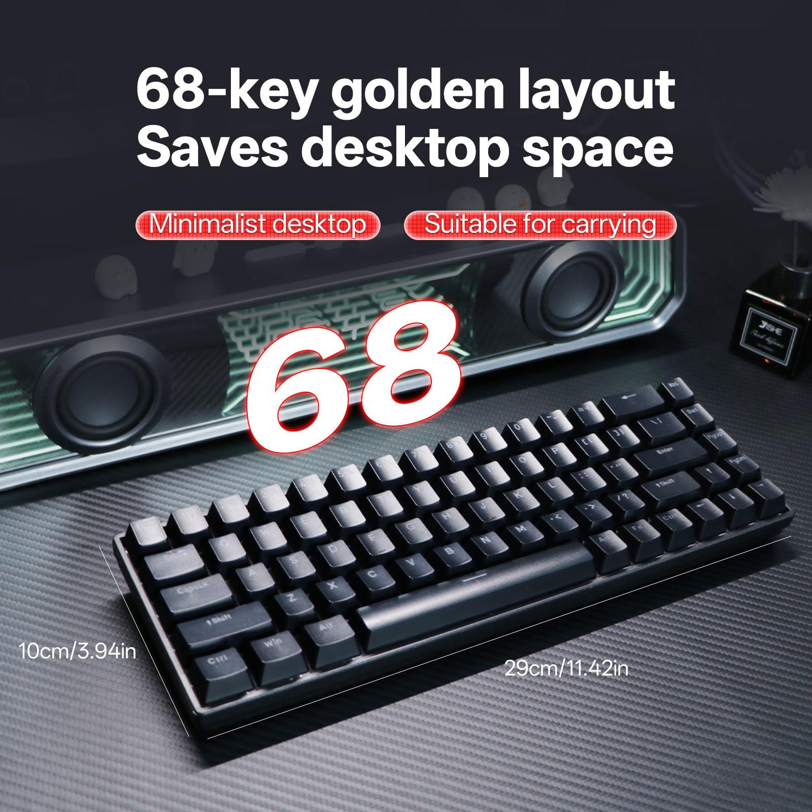 mechanical keyboard white switch detail