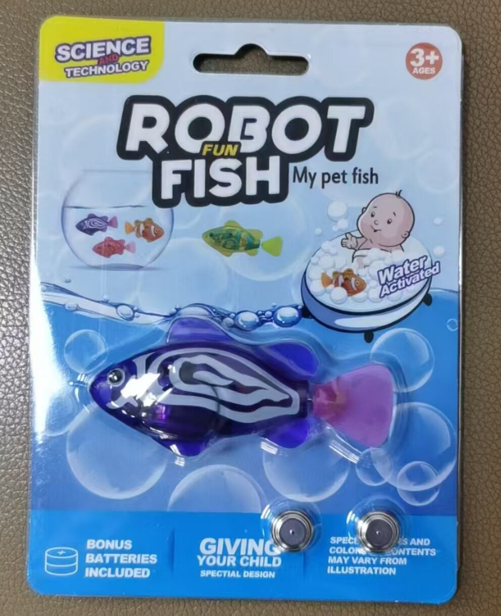 Light-Activated Swimming Fish Bath Toy for Kids – photo 3 of 15