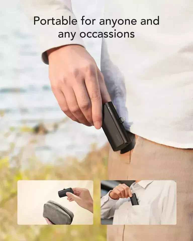 Power bank built-in phone stand feature